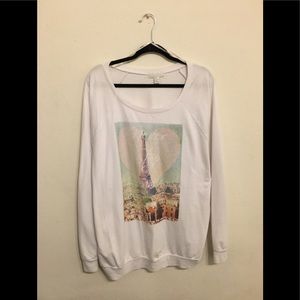 White Forever 21 Sweater (Size 3X)